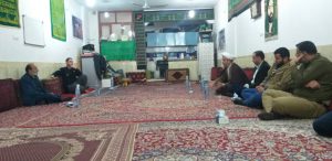 قرائت فاتحه برای مادر شهید حمیدی از شهدای دفاع مقدس