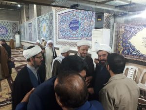 گزارش تصویری/حضور امام جمعه کارون در مراسم درگذشت سیدقاسم موسوی