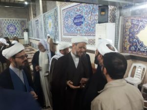 گزارش تصویری/حضور امام جمعه کارون در مراسم درگذشت سیدقاسم موسوی