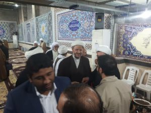 گزارش تصویری/حضور امام جمعه کارون در مراسم درگذشت سیدقاسم موسوی