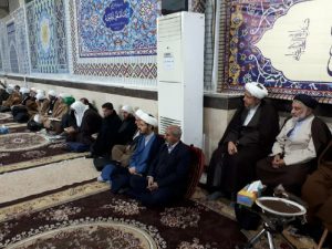 گزارش تصویری/حضور امام جمعه کارون در مراسم درگذشت سیدقاسم موسوی