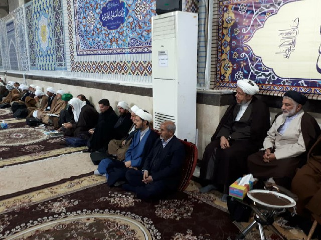 گزارش تصویری/حضور امام جمعه کارون در مراسم درگذشت سیدقاسم موسوی