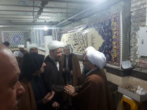 گزارش تصویری/حضور امام جمعه کارون در مراسم درگذشت سیدقاسم موسوی