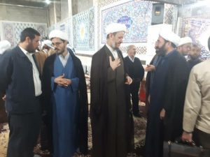 گزارش تصویری/حضور امام جمعه کارون در مراسم درگذشت سیدقاسم موسوی