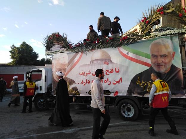 گزارش تصویری/حضور امام جمعه کارون در ایستگاه صلواتی شهیدسردار سلیمانی