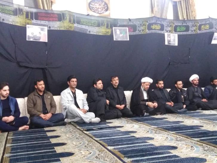 مراسم عزاداری سردارسلیمانی دربین دانشجویان دانشکده نفت کارون