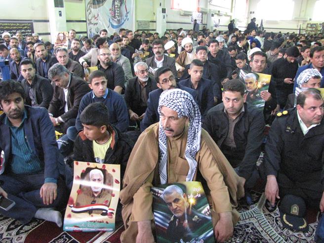 مراسم بزرگداشت سردار سپهبد سلیمانی در کارون