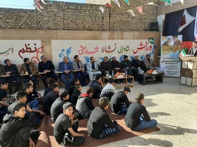 مراسم بزرگداشت شهادت سردار سرافراز سپهبد سلیمانی در دبیرستان ثامن
