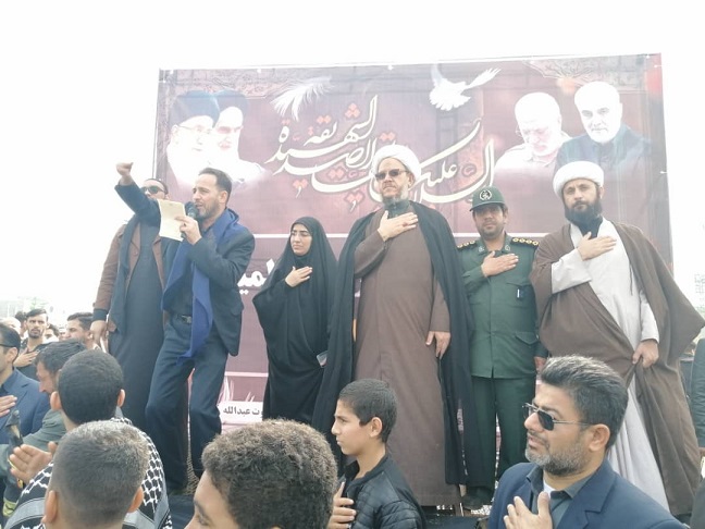 مراسم عزاداری و پیاده روی فاطمیه(المسيرة الفاطمية)شهرستان کارون