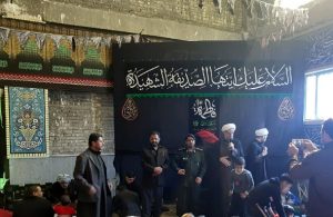 مراسم سوگواری شهادت حضرت فاطمه زهرا(س) در مسجد امام علی(ع)قلعه چنعان