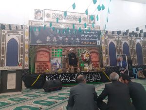 مراسم گرامیداشت چهلمین روز شهید راه خدمت با حضور امام جمعه کارون در اندیمشک برگزار شد
