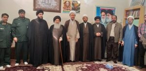 دیدار آیت الله سید یاسین موسوی امام جمعه بغداد با امام جمعه کارون