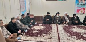دیدار آیت الله سید یاسین موسوی امام جمعه بغداد با امام جمعه کارون