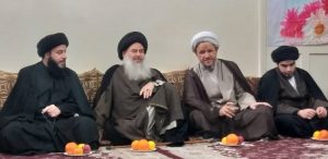 دیدار آیت الله سید یاسین موسوی امام جمعه بغداد با امام جمعه کارون