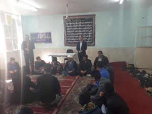 دیدار مسئول ستاد با دانش آموزان مدرسه شهید اسکندری