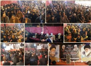 مراسم چهلمین روز شهادت سپهبد شهید حاج قاسم سلیمانی در شهرستان کارون