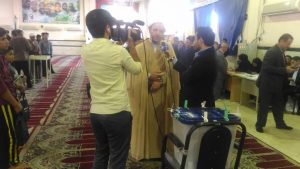 گزارش تصویری/حضور امام جمعه کارون در پای صندوق‌ رای