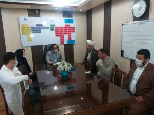 گزارش تصویری/دیدار امام جمعه کارون با مدافعان سلامت بیمارستان سینا