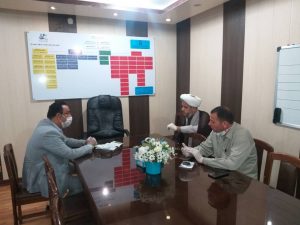 گزارش تصویری/دیدار امام جمعه کارون با مدافعان سلامت بیمارستان سینا