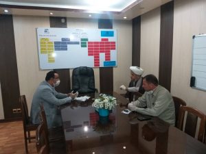 گزارش تصویری/دیدار امام جمعه کارون با مدافعان سلامت بیمارستان سینا