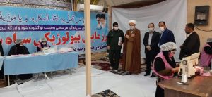 بازدید امام جمعه کارون از کارگاه تولید ماسک