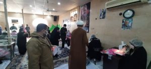 بازدید امام جمعه کارون از کارگاه تولید ماسک