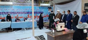 بازدید امام جمعه کارون از کارگاه تولید ماسک