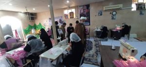 بازدید امام جمعه کارون از کارگاه تولید ماسک