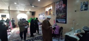بازدید امام جمعه کارون از کارگاه تولید ماسک