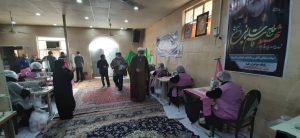 بازدید امام جمعه کارون از کارگاه تولید ماسک
