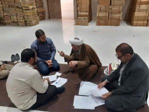 توزیع 300قلم لوازم خانگی ضروری بین نیازمندان باحضور امام جمعه کارون