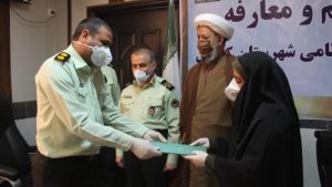 مراسم تودیع و معارفه فرمانده نیروی انتظامی شهرستان کارون