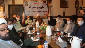 مراسم تودیع و معارفه فرمانده نیروی انتظامی شهرستان کارون