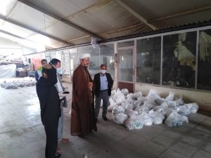 توزیع بیش از 400 بسته کمک غذایی و بهداشتی بین نیازمندان وایتام