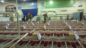 توزیع 1500 بسته مواد غذایی مرحله اول (مواسات)