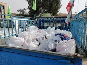 توزیع 1500 بسته مواد غذایی مرحله اول (مواسات)