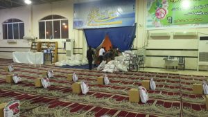 توزیع 1500 بسته مواد غذایی مرحله اول (مواسات)