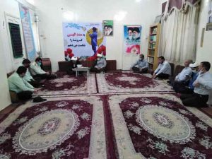 دیدار فرمانده و جانشین فرماندهی نیروی انتظامی شهرستان با امام جمعه کارون