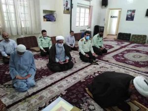 دیدار فرمانده و جانشین فرماندهی نیروی انتظامی شهرستان با امام جمعه کارون