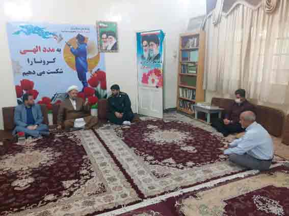 دیدار فرمانده سپاه،معاون فرماندار و پرسنل فرمانداری با امام جمعه کارون