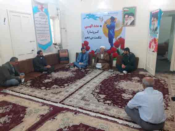 دیدار فرمانده سپاه،معاون فرماندار و پرسنل فرمانداری با امام جمعه کارون