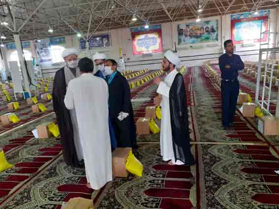 گزارش تصویری/توزیع 1500 بسته مواد غذایی درمرحله پنجم رزمایش همدلی و مواسات