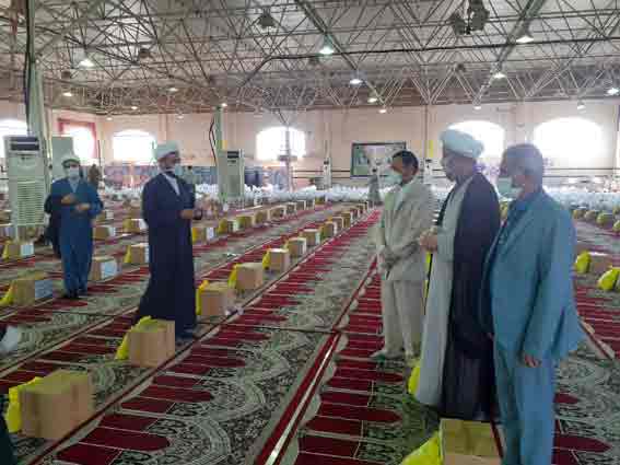 گزارش تصویری/توزیع 1500 بسته مواد غذایی درمرحله پنجم رزمایش همدلی و مواسات