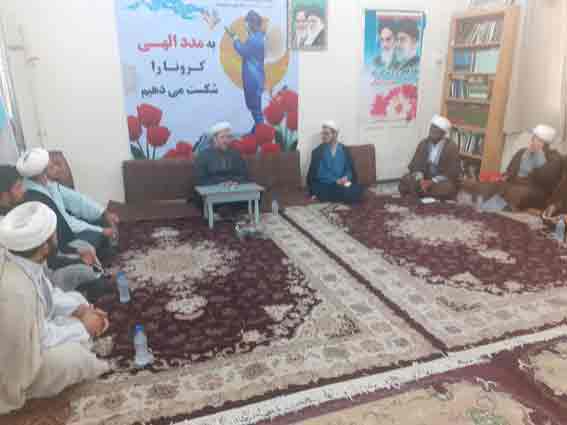 گزارش تصویری/جلسه امام جمعه کارون با روحانیون شهرستان