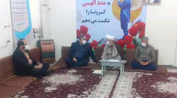 دیدار دکترخلیف پور رئیس بیمارستان سینا شهرستان با امام جمعه کارون