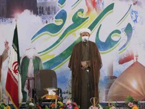 مراسم قرائت دعای عرفه در شهرستان کارون برگزار شد