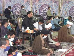 مراسم قرائت دعای عرفه در شهرستان کارون برگزار شد