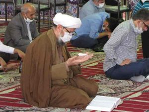 مراسم قرائت دعای عرفه در شهرستان کارون برگزار شد