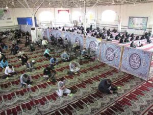 مراسم قرائت دعای عرفه در شهرستان کارون برگزار شد