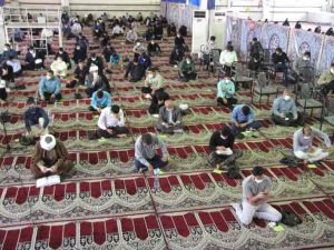 مراسم قرائت دعای عرفه در شهرستان کارون برگزار شد